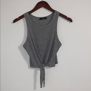 SHEIN TIE CROP TOP